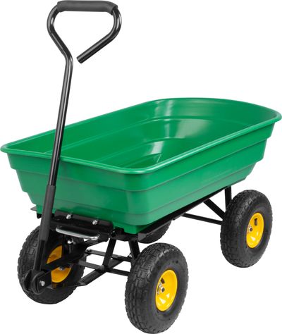 Greenlawn Transporter voziček, vrt, nos. 250 kg, 75 lit., 930x505x510 / 895 mm, nagibno