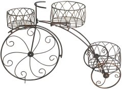 Strend Pro Dekoration, Ständer für 3 Blumentöpfe, Fahrrad (akce)