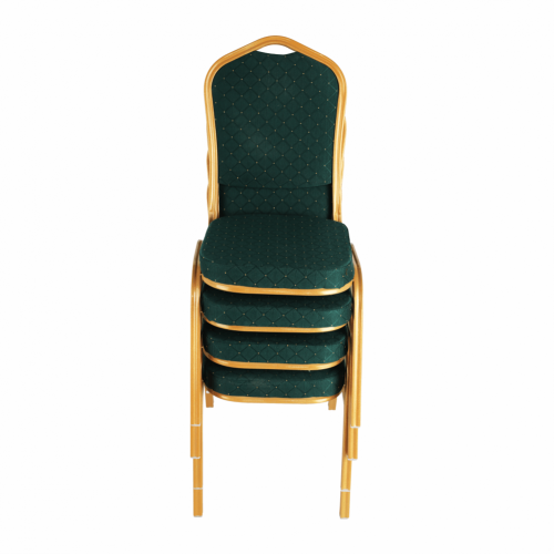 Stolica koja se može složiti, zelena/zlatna boja, ZINA 3 NOVO