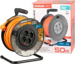Cablu Strend Pro DG-FB04 50 m, prelungire pe tambur, secțiune transversală 1,5 mm2