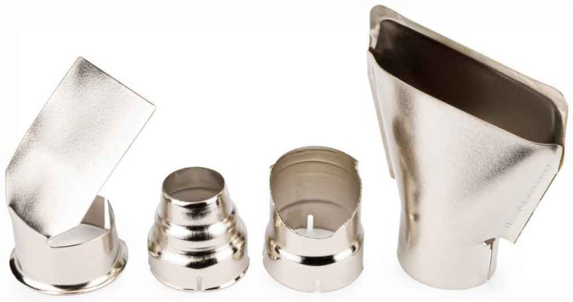 Heißluftpistole 1.000/2.000 W, 4 Düsen, 2 Temperaturstufen, 300/600 C°, POWERMAT