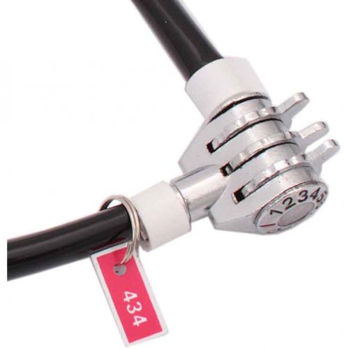 Cablu de blocare pentru bicicleta de 65 cm cu cod numeric, XL-TOOLS