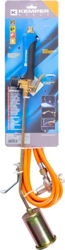 KEMPER 121960MT5RF plinski plamenik, LPG, 60 mm, 630 mm, 7,9 kW, sa 5 m crijeva, regulator
