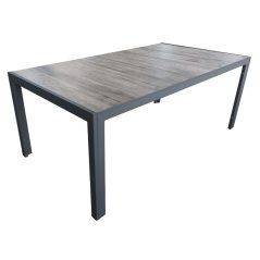 Masă din aluminiu cu blat din ceramică 185x100cm EVELIN