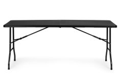 Cateringový stôl 180 cm skladací čierny