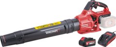 SET Fukár Worcraft CLB-S40LiBA ShareSYS, lombtörlő, 220 km/h, 2x20 V, 1x CLB-20V-4.0 akkumulátor, 1x CLC-20V-2.4H töltő