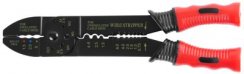 Strend Pro CT8008 Zange, 225 mm, Elektriker, Abisolieren, Crimpen, für Kabel, 0,75–6,0 mm