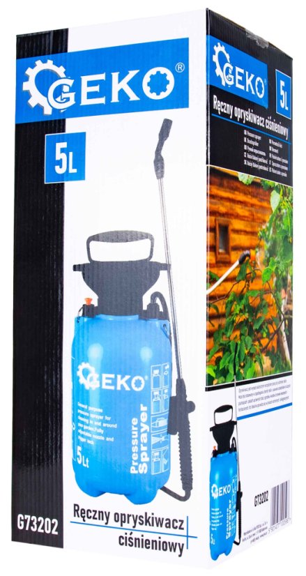 Manueller Drucksprüher 5 Liter, GEKO