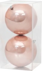 Gule MagicHome Vianoce, 2 ks, ružové, na vianočný stromček, 12 cm (akce)