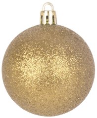 MagicHome Weihnachtskugeln, 20 Stück, 6 cm, Gold, für den Weihnachtsbaum