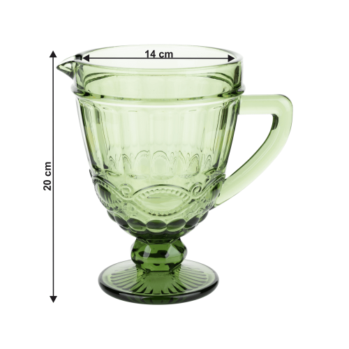Vintage Wasser-/Weinkrug, 1150 ml, grün, SAVOY
