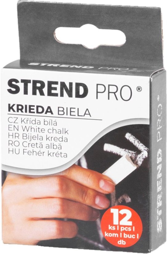 Kreide Strend Pro, weiß, 1x1x10 cm, 12 Stk