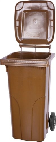 Container MGB 240 lit., plastic, maro, scrumieră pentru deșeuri