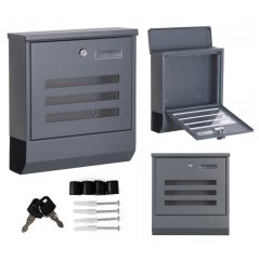 Rozsdamentes acél postaláda újságok számára