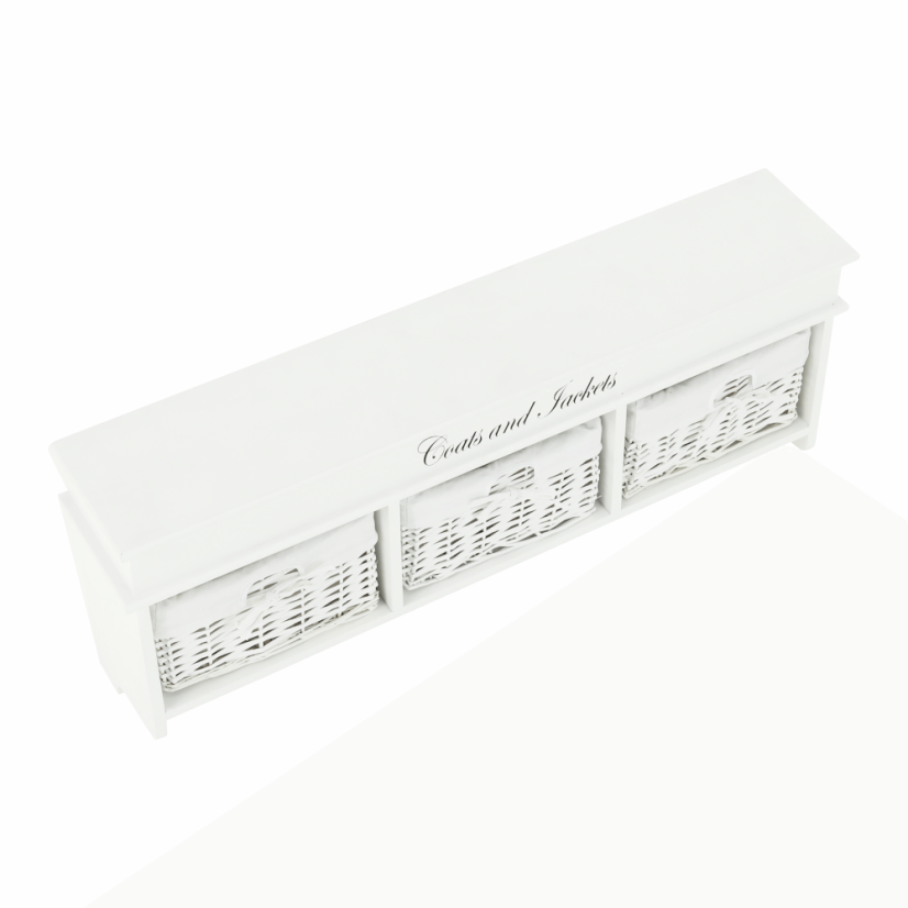 Kleiderbügel, weiß, BLANCO