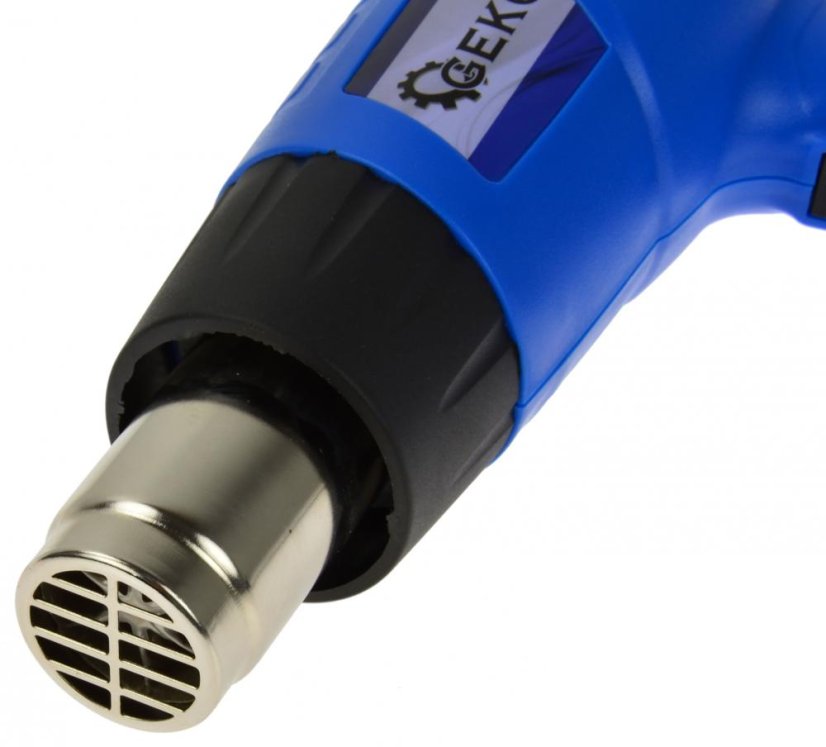 Heißluftpistole 2.000 W, 4 Düsen, 2 Temperaturstufen, 350/550 C°, GEKO