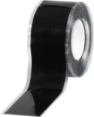 Bandă Strend Pro, 25 mm, L-3 m, negru, reparații, silicon, vulcanizare, multifuncțională