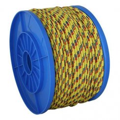 Rope Strend Pro MDB200Y, 05 mm, żółto-niebiesko-czerwony, 130 m, PP, nr. 119 kg