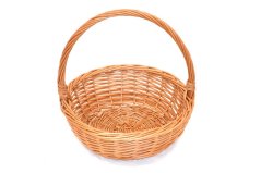 Fonott gyümölcskosár, átmérője 28 cm, magassága 11 cm