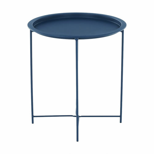 Pomotna mizica s snemljivim pladnjem, temno modra, RENDER