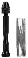 Ručná vŕtačka pre MINI vrtáky 0,5-3 mm, GEKO