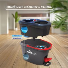 Mop Vileda H2Pro, rotativ, cu franjuri