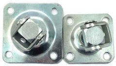 Nastavljiv tečaj M20, osnovni kvadrat 80x80 mm, številka carinske tarife 7308 9098