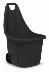 Blumax CADDY Wagen, 60 Liter, 50x60x84 cm, schwarz, für Gartenabfälle